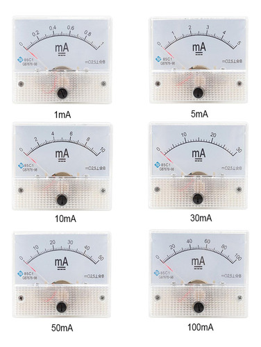 . Medidor De Corriente De Panel Analógico 0-10ma