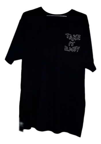 Camiseta Oversize Estampado Relax Fit Mujer Hombre 100% 