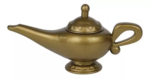 Lampara Genio Aladdin Cotillon Disfraz De Plastico