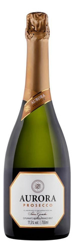 Espumante Brasileiro Branco Brut Aurora Prosecco Serra Gaúcha Garrafa 750mlAurora adega Vinícola Aurora 750 ml