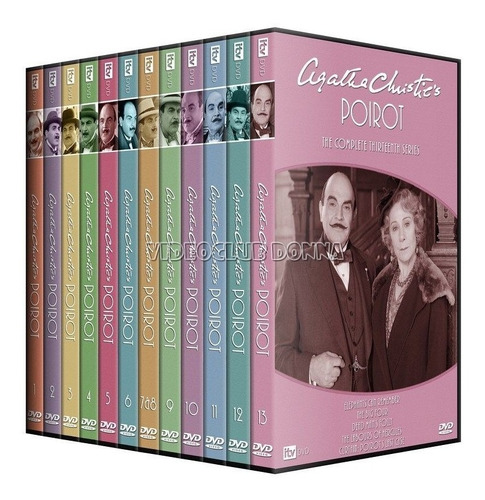Agatha Christie's Poirot 13 Temporadas Serie Completa En Dvd