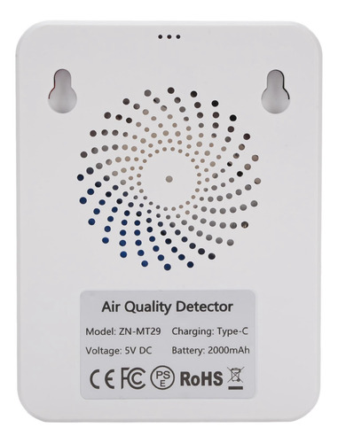Probador De Calidad Del Aire Wifi, Diseño 15 En 1, Pantalla
