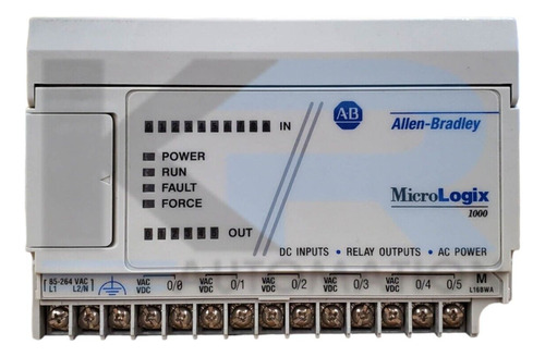 Tested Allen Bradley 1761-l16bwa /e Micrologix 1000 16-p Ssn