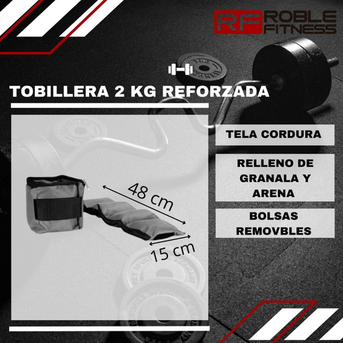 Imagen 4 de 9 de Kit Colchoneta Gimnasia + 2 Mancuernas + Tobillera 2 Kg Gym
