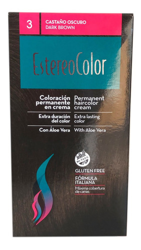 Kit Kit EstereoColor  Coloracion kit 3 - Castaño Oscuro tono 3 castaño oscuro
