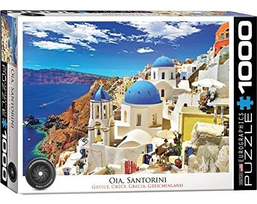 Puzzle Eurographics Oia Santorini Grecia 1000 Piezas