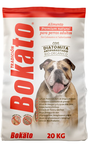 Alimento Bokato Tradición Premium 20kg