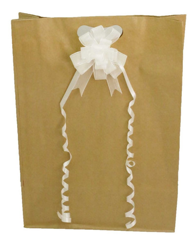 Sacola Kraft Para Presente - 45x33 Cm - 10 Unidades