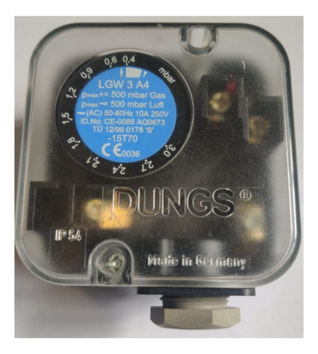 Interruptor De Presion Dif. Dungs Lgw 3 A4