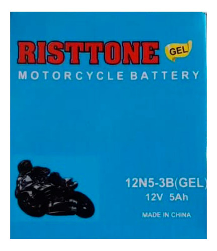 Bateria Moto 12v 5 Ah Risttone 12n5-3b Envíos A Todo El País