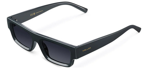 Lentes De Sol Meller - Kito Lead Carbon Lente Negro Varilla Gris oscuro Armazón Gris oscuro