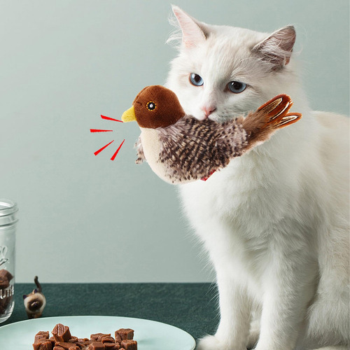 Juguetes Interactivos Para Gatos, Pájaro Aleteo, Juguete