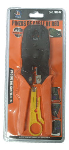 Crimpeadora Profesional Rj45 Rj11 + Pela Cable