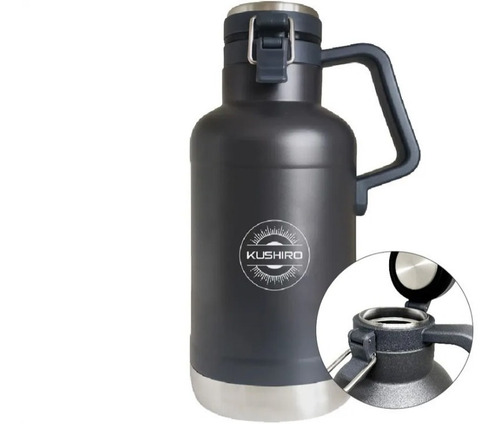 Termo Growler Kushiro 1,9 Lts Frio 24 Hs Acero Inoxidable