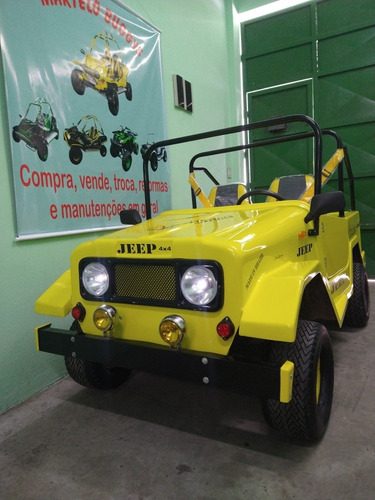 Míni Buggy Jeep Completo Único Com Portas E Setas 215cc 4t !