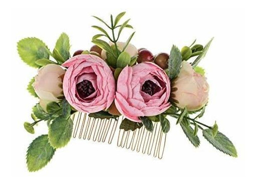 Peines - Merroyal Bride Wedding Flower Hair Comb Flower Girl
