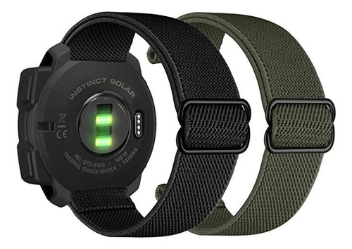2 Mallas Elasticas Para Garmin Instinct / Instinct 2 Solar