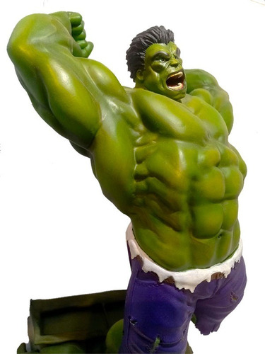 Hulk Resina Hombre Increible Arte Pop Posado