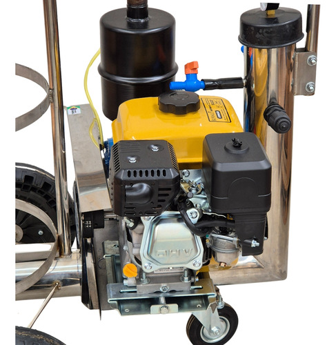 Ordenhadeira Móvel Inox Motor A Gasolina Com 1 Cjt Acoplado