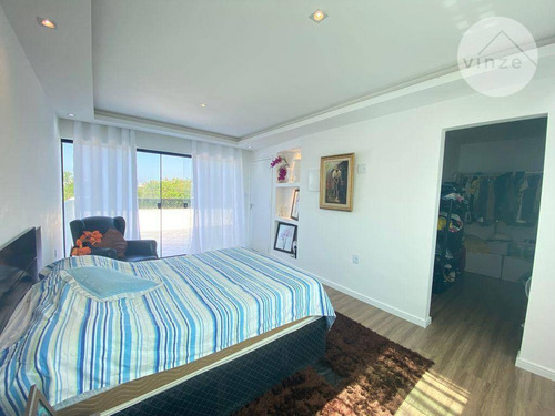 Imagem 8 de 27 de Casa Triplex À Venda Com 190m² De Terreno No Condomínio Advanced Com Portaria 24h, Em Vargem Pequena. - Ca0028