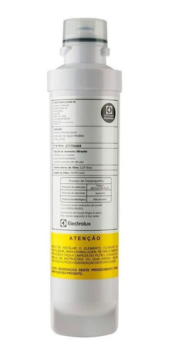 Refil Filtro De Agua Para Purificador Electrolux Pe11b/pe11x