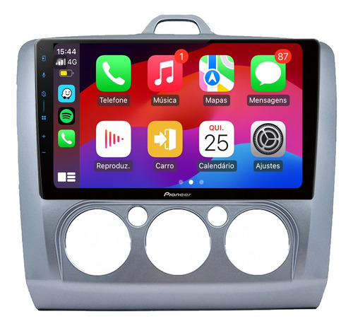 Multimidia Pioneer Focus 08/13 9p Carplay Android Auto