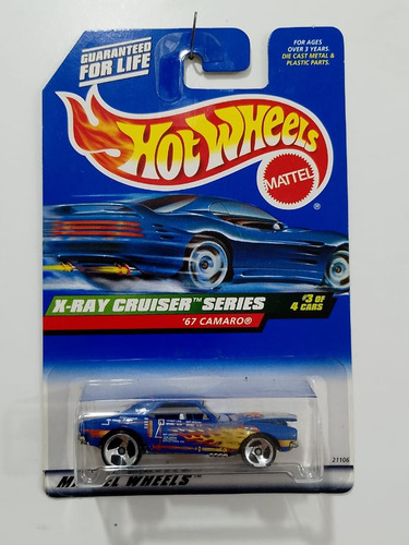 Hot Wheels '67 Camaro X Ray Cruiser Series Abre Cofre