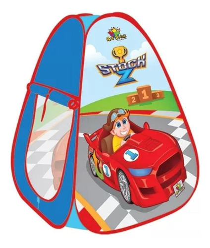 Barraca Retrátil Infantil Menino Carro Corrida Stock Z