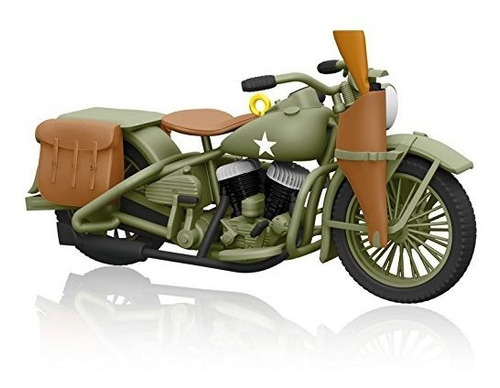 1942 Harley-davidson Wla - 2014 Ornamento Del Recuerdo Del S