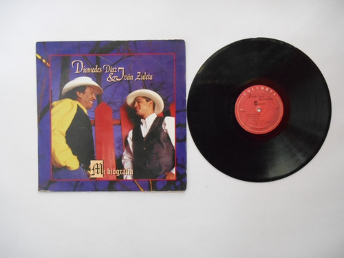 Lp Vinilo Diomedes Diaz & Juan Zuleta Mi Biografia 1997