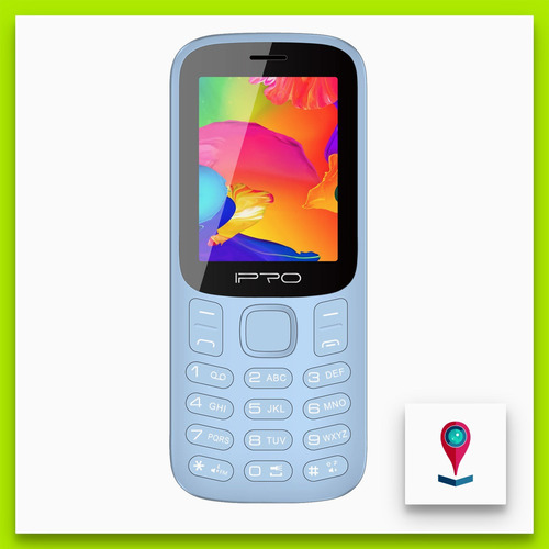 Imagen 3 de 3 de Ipro A20 Telefono Libre Dual Sim Lcd 2.4 Camra Mp Radio Fm
