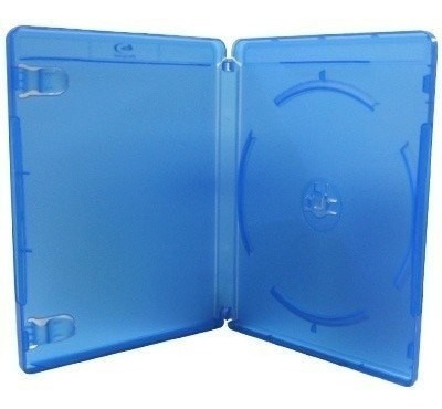 Estojo Capa Dvd Box Blu-ray Azul Grosso C/100 Unidades Novo