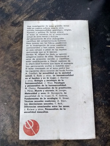 Temas Tabú. Farberow (1967/189 Pág.). (Usado)