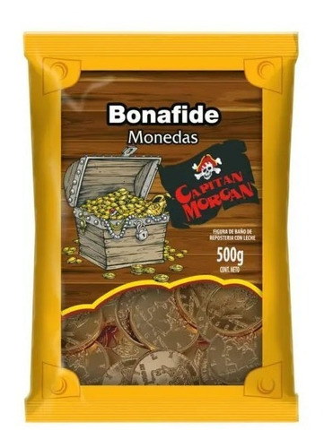 Monedas Chocolate Cap Mor Bonafide 2  X 500g Las Gol Del Tio