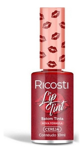 Lip Tint 10ml - Ricosti - Batom Vegano Amora E Cereja