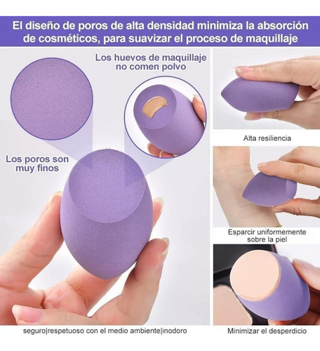 Cuidado Facial Esponjas Maquillaje Base Aplicador Maquillaje