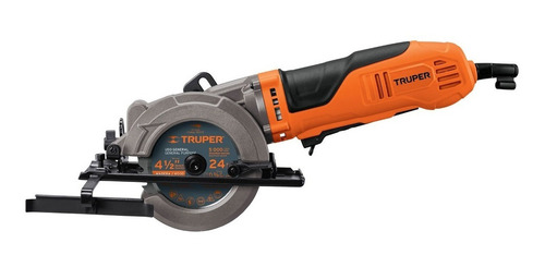Sierra circular eléctrica Truper Profesional SICI-4-1/2A 114mm 750W naranja 60Hz 127V