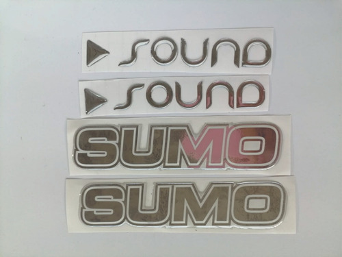 Toyota Prado Sumo Sound Sticker Resinado X 4 Unidades