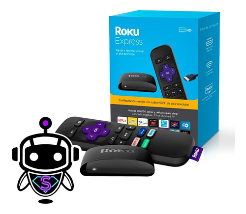 Roku Express 3930r Convierte Tv Smart = Google Chromecast !!