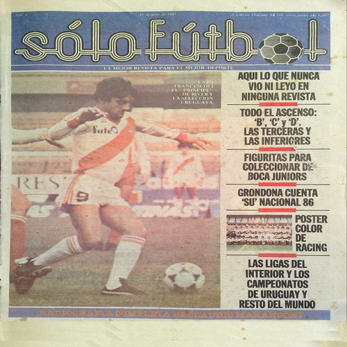 Imagen 3 de 10 de Revistas Solo Futbol Arg Digitalizada Pdf Numero 1 A 749