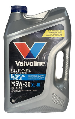 Aceite Valvoline Advanced Xl-iii 5w30 5l - Vw 504.00 /507.00