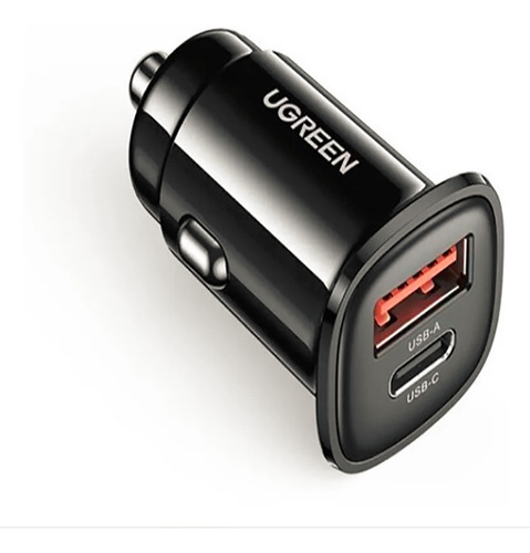 Cargador Para Auto Ugreen - Usb Tipo C 30w - Carga Rápida