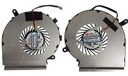 Reemplazo De Ventilador Z-one Para Msi Ge62 Ge72 Pe60 Pe70 G