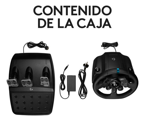 Volante De Carreras Logitech G923 Trueforce Pc Ps5 Ps4 Negro