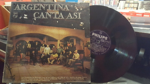 Argentinisima Canta Asi Lp Disco Vinilo Folklore Ex