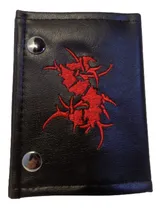 Comprar Billeteras De Sepultura Cuero Bordada Rockería Que Sea Rock