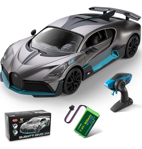 Coche Rc Miebely Bugatti Divo 1/12 12 Km/h Para Niños