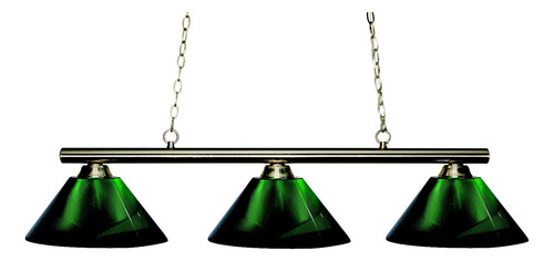 Z-lite 155-3bn-arg Sharp Shooter Three Light Billar Marco De