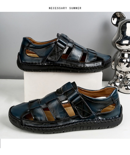 Sandalias Negras Zapatos Playa De Moda Cómodos E Informales