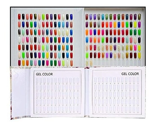 Esmalte - Nail Color Display Chart, 120 Colors Nail Polish S